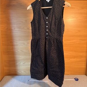 Steven Alan Black and Brown Patterned Garment